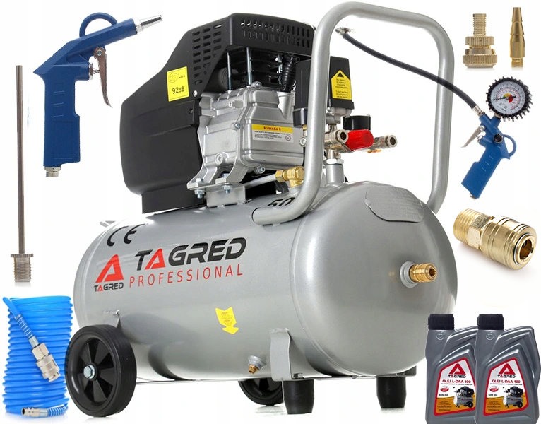 Tagged TA301N+TA104 olejový kompresor 50 l 9 bar